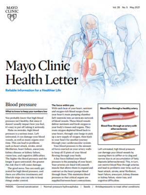 cover image of May 2021. Mayo Clinic Health Letter